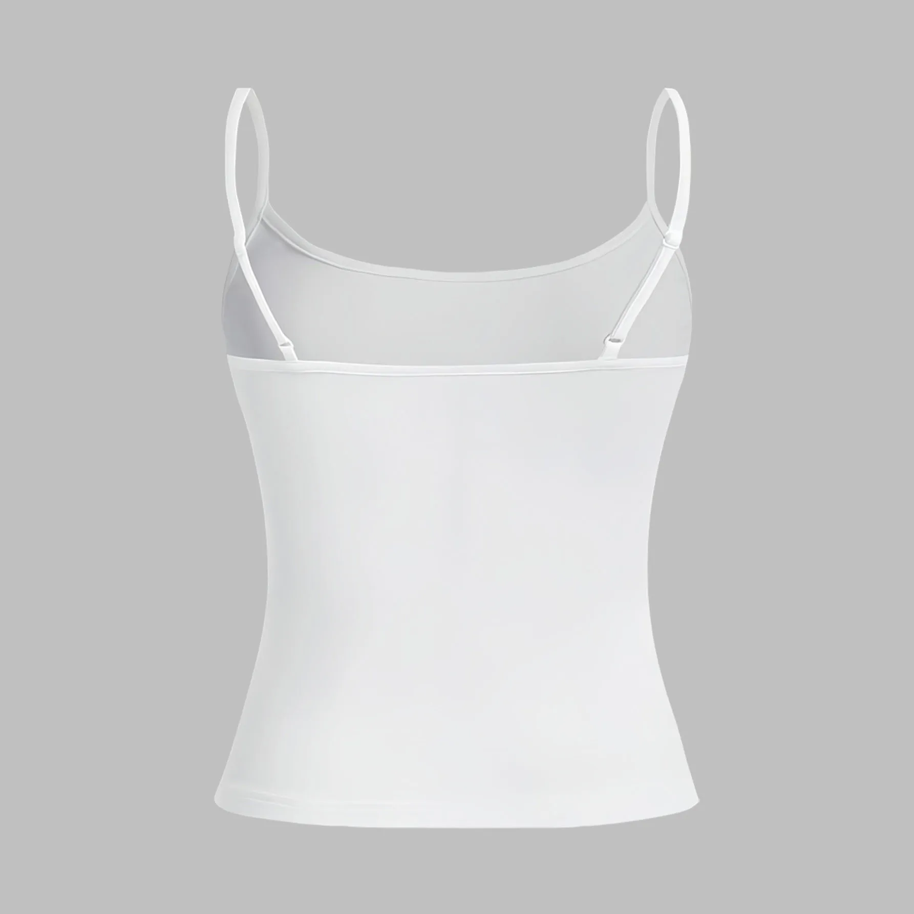 Women Tank Top Strap Slim Top for Summer Fashion Versatile Casual Breathable Micro Elastic Fabric Sleeveless Strap Top