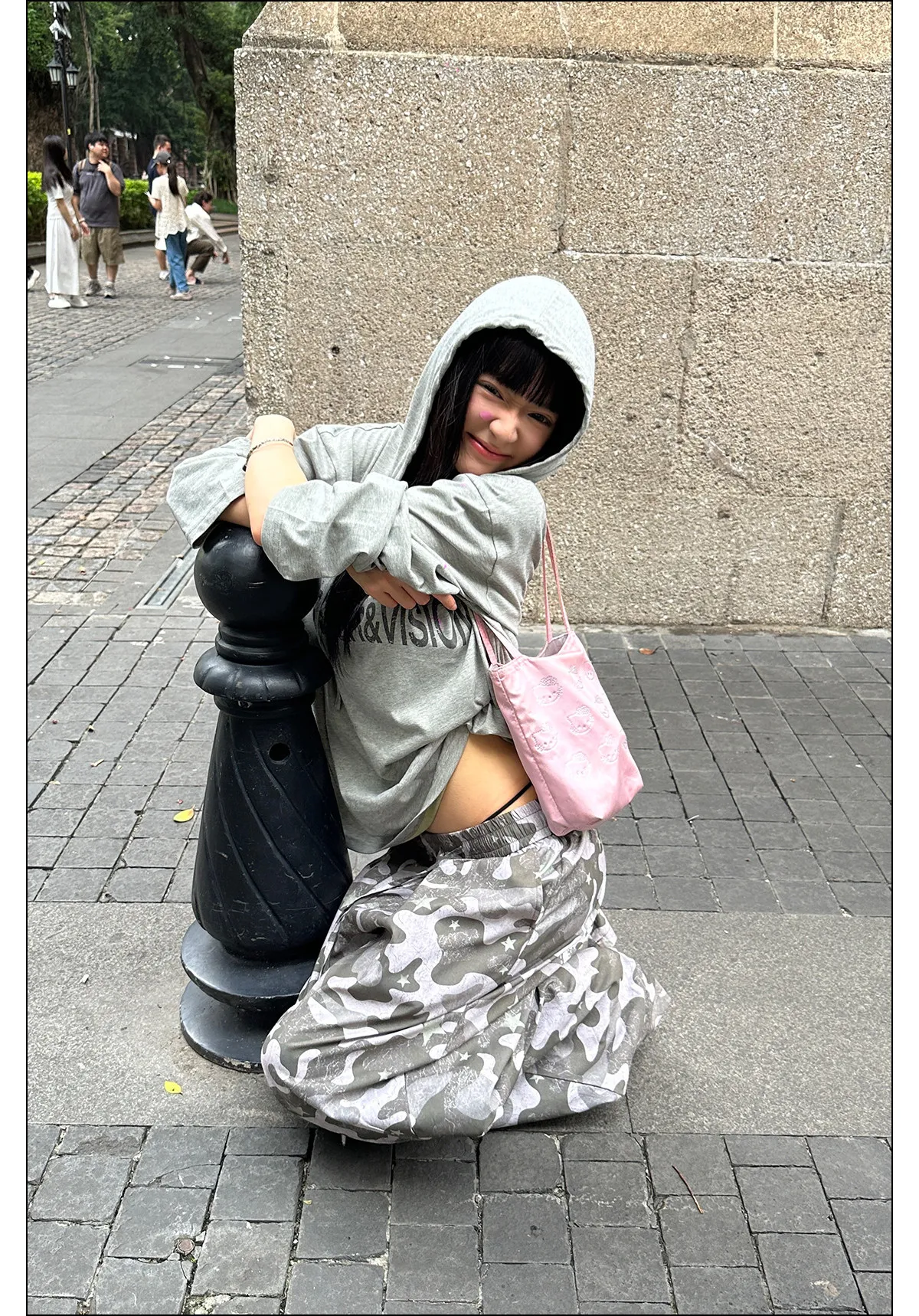 Tonngirls Y2k Vintage T-shirt Women Casual Loose Print Graphic Tops Hooded Japanese 2000s Grunge Tops Streetwear Aesthetic Tops