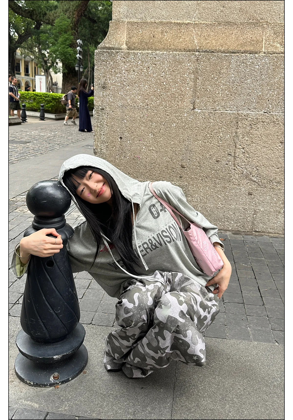Tonngirls Y2k Vintage T-shirt Women Casual Loose Print Graphic Tops Hooded Japanese 2000s Grunge Tops Streetwear Aesthetic Tops