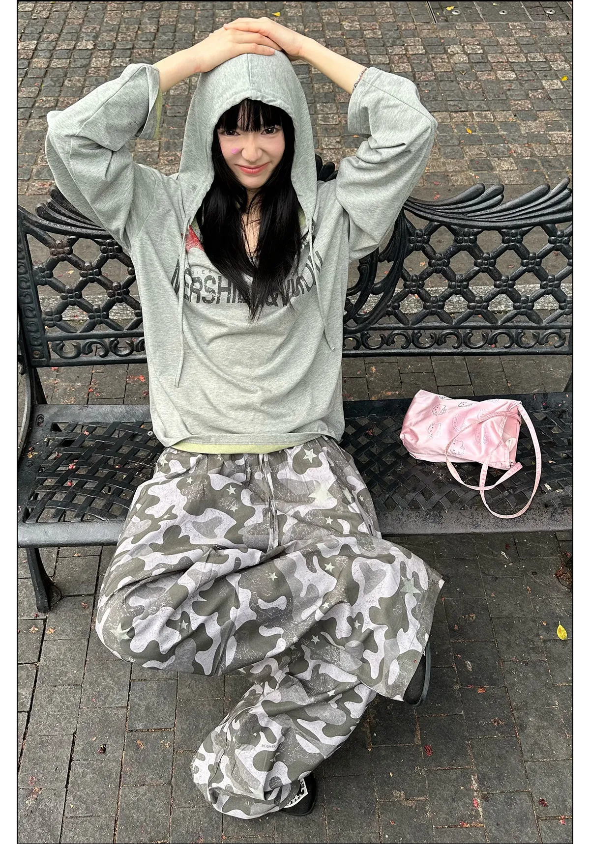 Tonngirls Y2k Vintage T-shirt Women Casual Loose Print Graphic Tops Hooded Japanese 2000s Grunge Tops Streetwear Aesthetic Tops