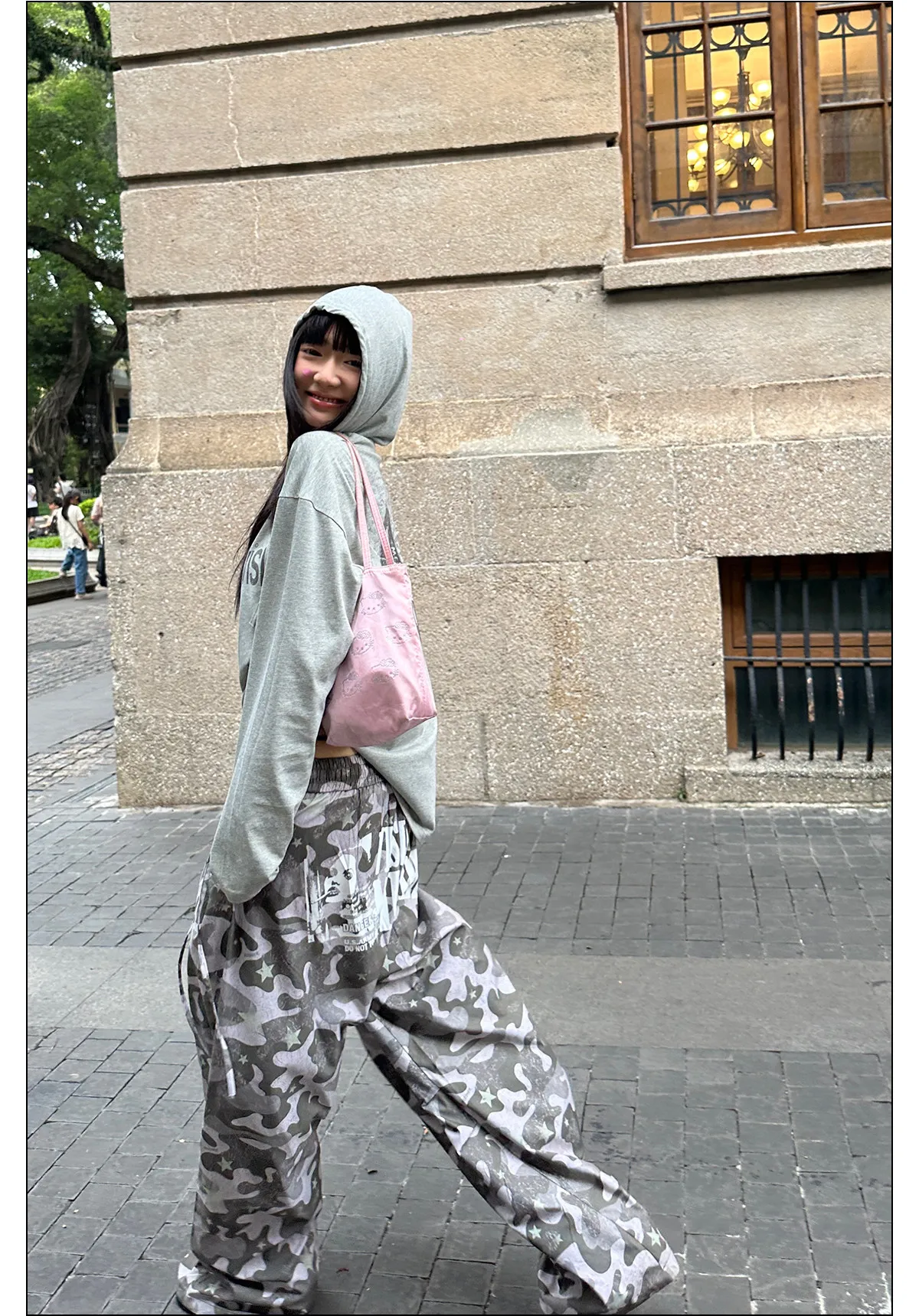 Tonngirls Y2k Vintage T-shirt Women Casual Loose Print Graphic Tops Hooded Japanese 2000s Grunge Tops Streetwear Aesthetic Tops
