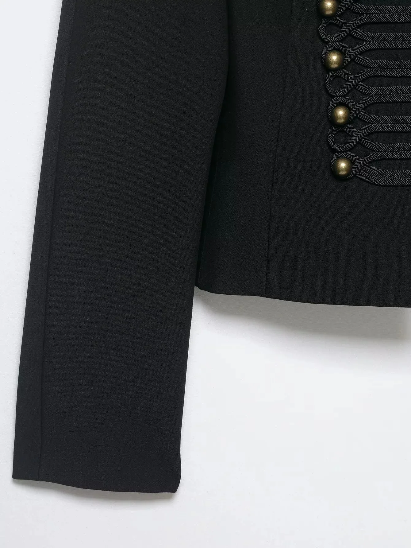 Women Vintage Slim Jacket Spring Women Trends Elegant Napoleon Jackets Ladies High Street Chic Shoulder Padded Blazer