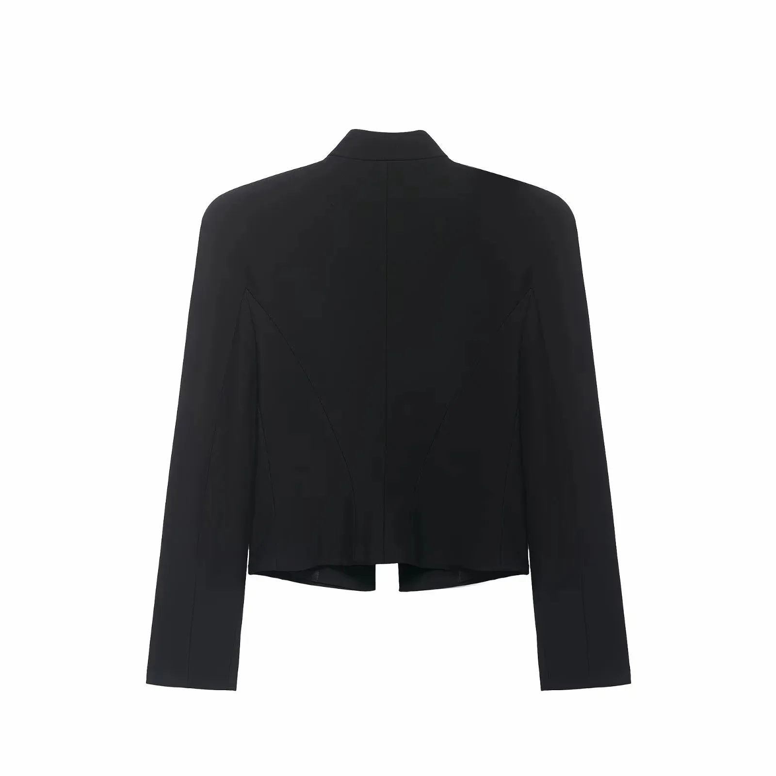 Women Vintage Slim Jacket Spring Women Trends Elegant Napoleon Jackets Ladies High Street Chic Shoulder Padded Blazer
