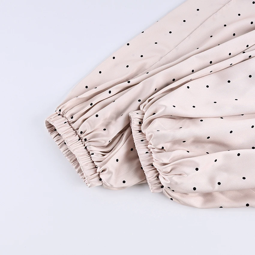 Linad Elegant Satin Long Lantern Pants For Woman 2026 Street Chic High Waist Trousers Spring Vintage Loose Ankle Length Pants