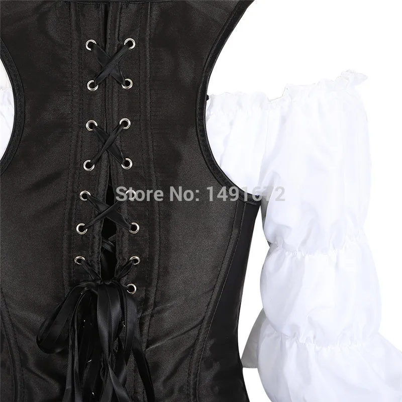 Steampunk Women Skirts Gothic Irregular Shirring Pleated Party Maxi Long Skirt High Low Costumes Punk Sexy Corset Plus Size Red