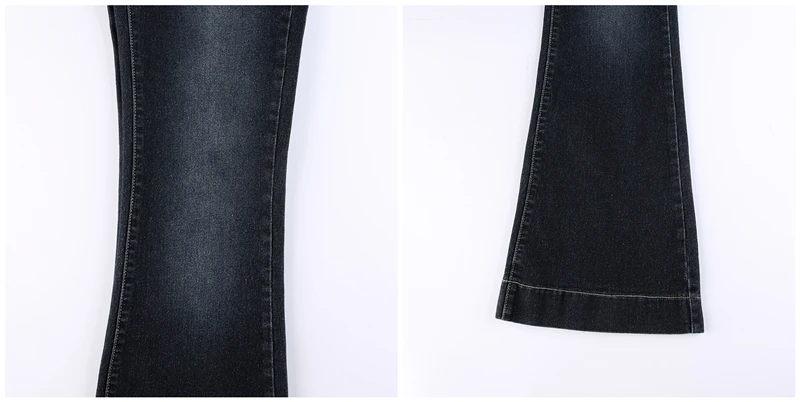 New Flare Jeans Women's Low Waist Trousers Vintage Aesthetic Denim Pants Streetwear Mom Casual Korean Fashion Y2k Jeans