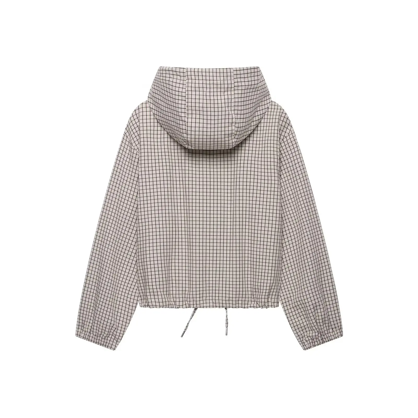 Jackets & Coats Women's Autumn 2026 New Plaid Hooded Fashion Loose Elegant Young Women Jacket Chic Autumn Holiday Street Jackets
