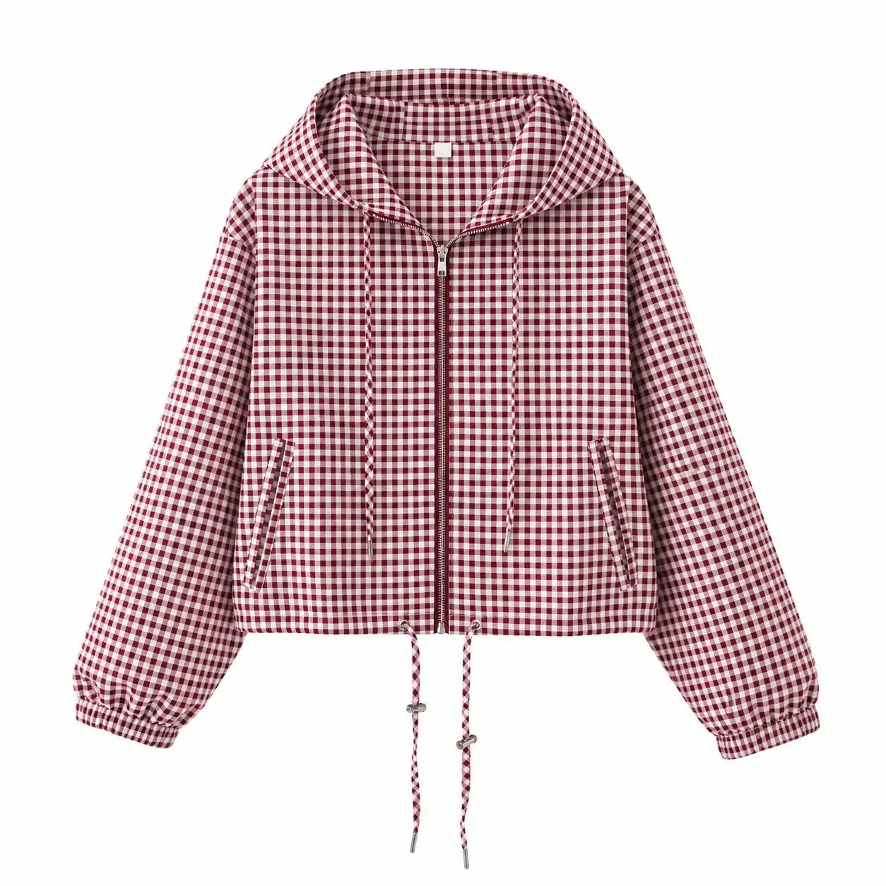 Jackets & Coats Women's Autumn 2026 New Plaid Hooded Fashion Loose Elegant Young Women Jacket Chic Autumn Holiday Street Jackets