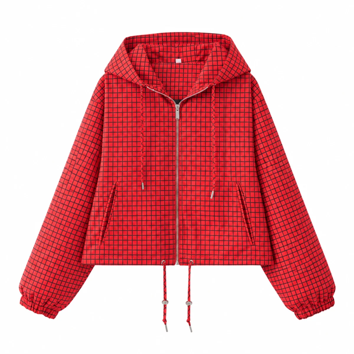 Jackets & Coats Women's Autumn 2026 New Plaid Hooded Fashion Loose Elegant Young Women Jacket Chic Autumn Holiday Street Jackets