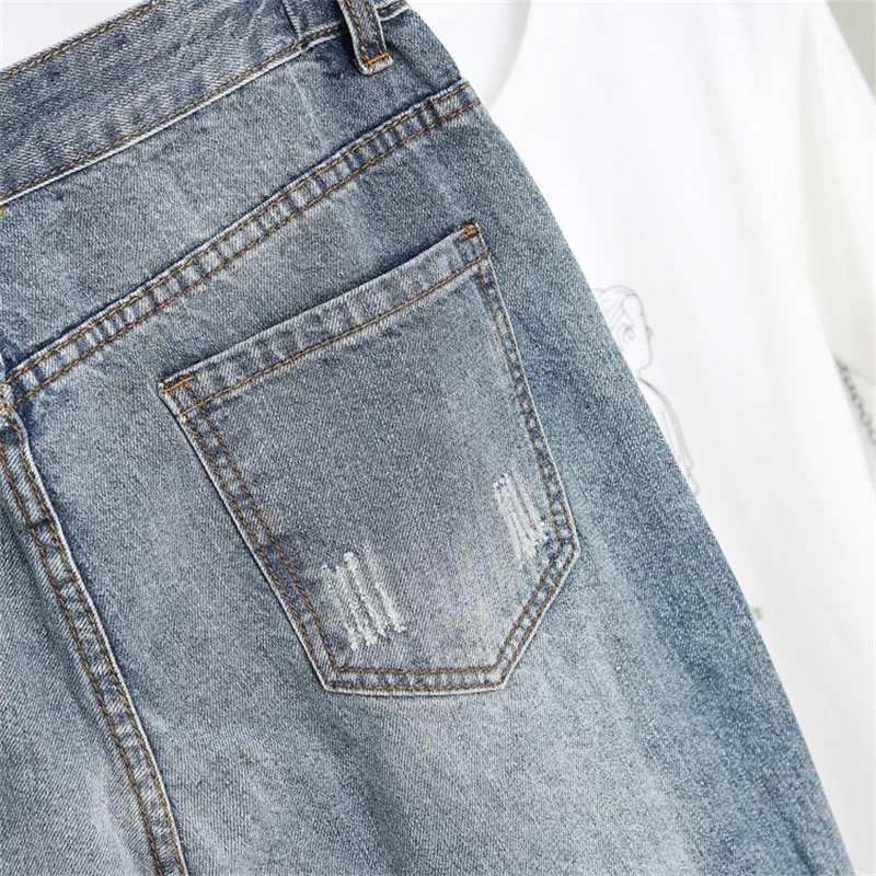 Womens Jeans Denim Loose Slim Fitted Vintage Harem Pants Plus Size Jeans Embroidered Jeans Pantalon Mezclilla Mujer 5XL Q42