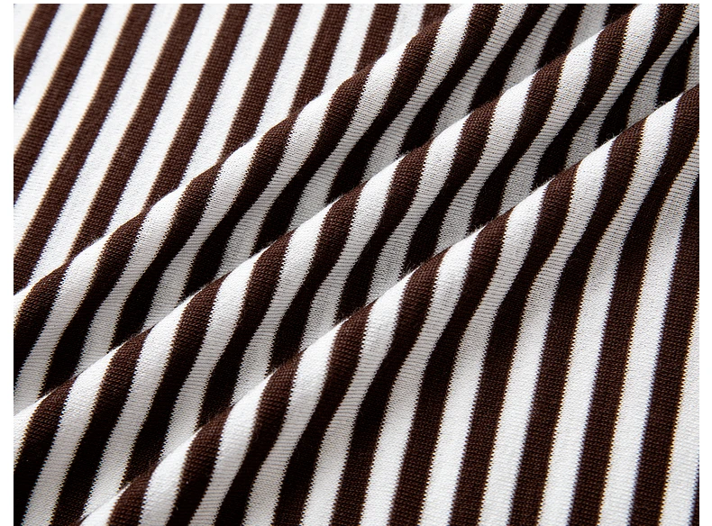 VIMLY Vintage Stripe T-shirt Women 2026 Autumn Casual Slash Neck Tops Ladies Long Sleeve Slim Fit Office Wear Female Tees A3039
