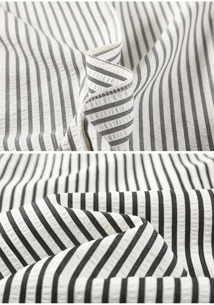 Women's High Waist Wide Leg Pants Ice Silk Striped Slimming Loose Casual Draping Straight Floor Length Suit Trousers