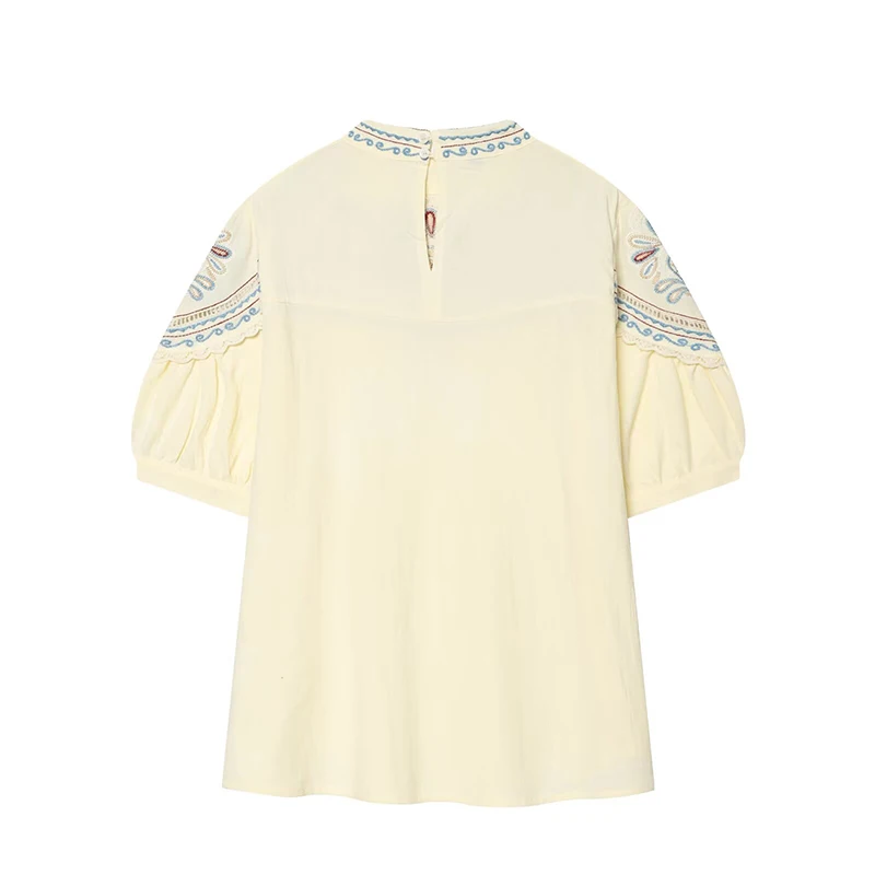 Willshela Women Fashion 2 Piece Set Embroidery Pullover T-Shirts & Vintage Side Zipper Mini Shorts Female Chic Lady Shorts Suits