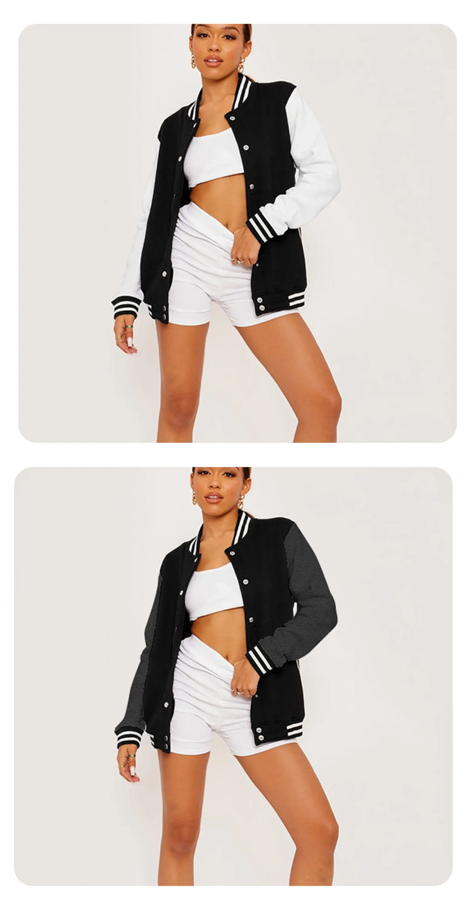New York 1985 Letter Prints Coats Womens Comfortable Loose Baseball Jersey Fleece Warm Soft Jackets Casual Pocket Woman Clothes