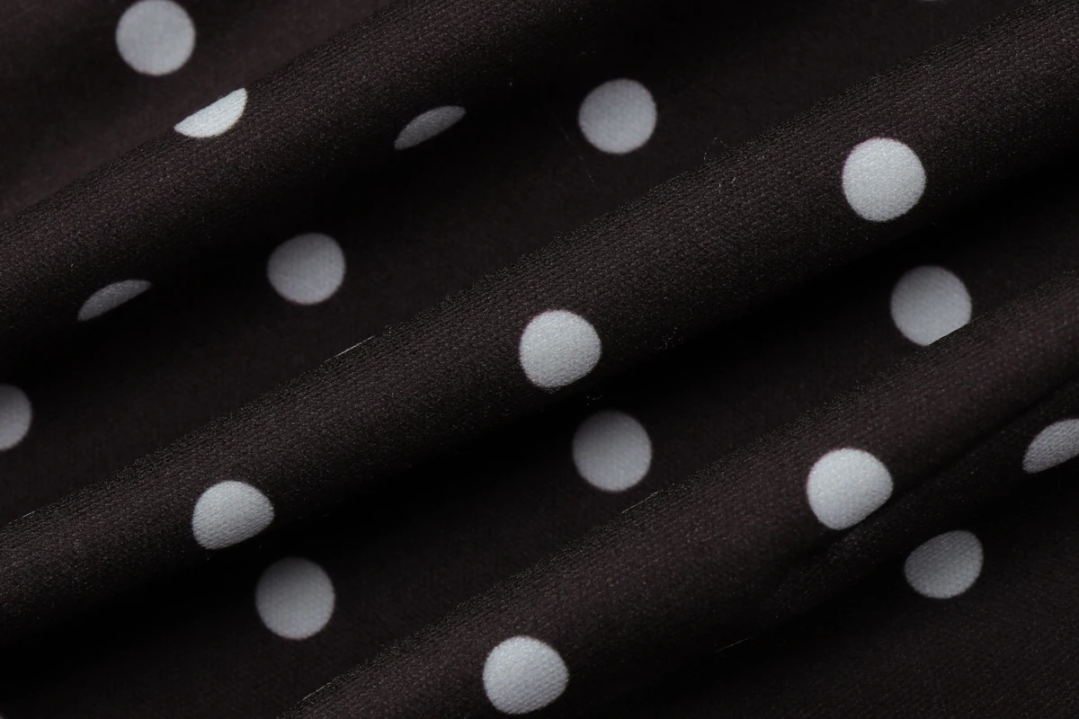 Dulzura Turtleneck Short Sleeve Lace Up Hollow Out Polka Dot Mini Dress Women'S Fashion Sexy Elegant Dress Party Vacation Outfit