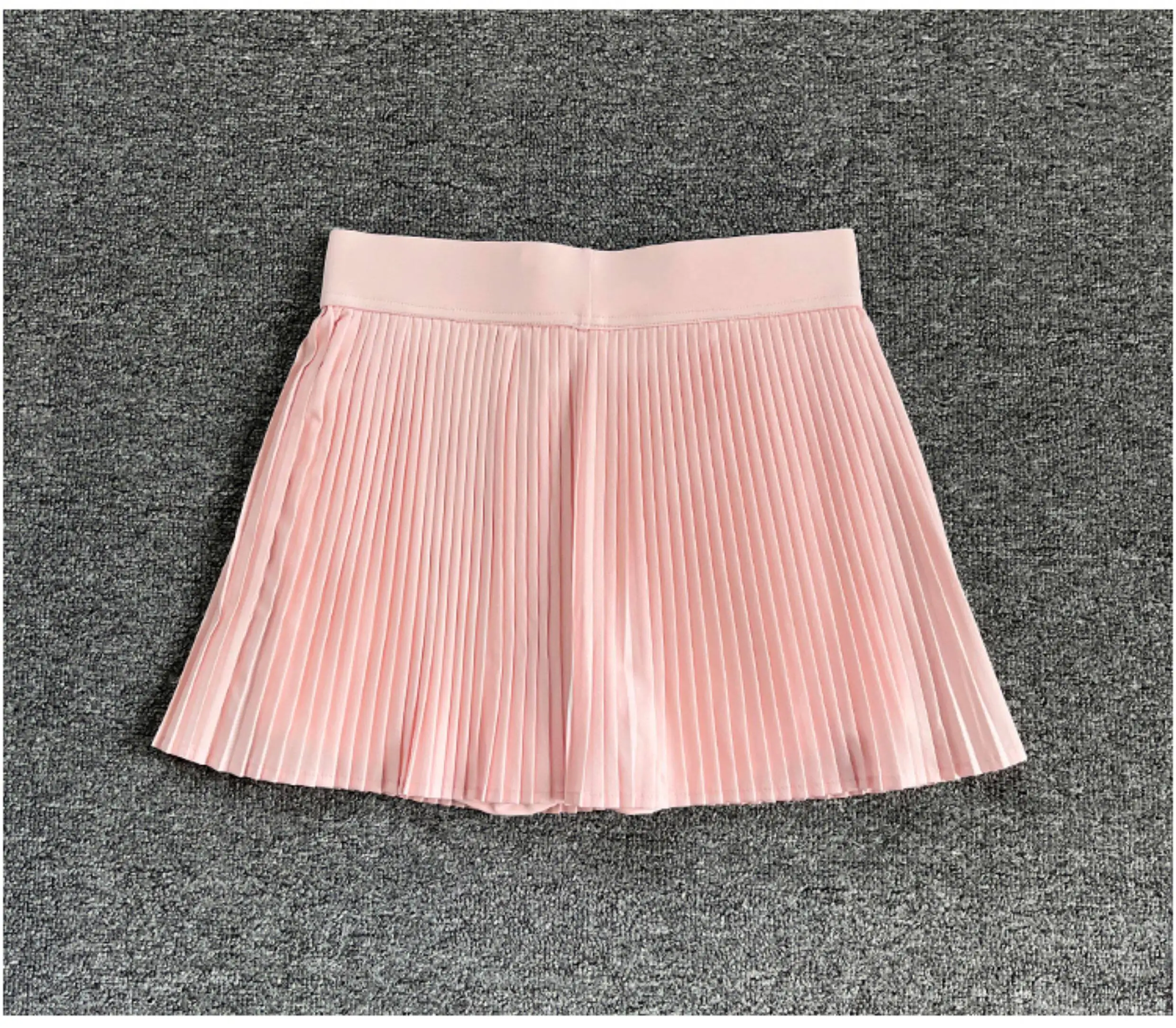 Women High Waist Pleated Tennis Skirt Built-in Shorts Anti-chafing Sports Skort Golf Fitness Running Short Skirt