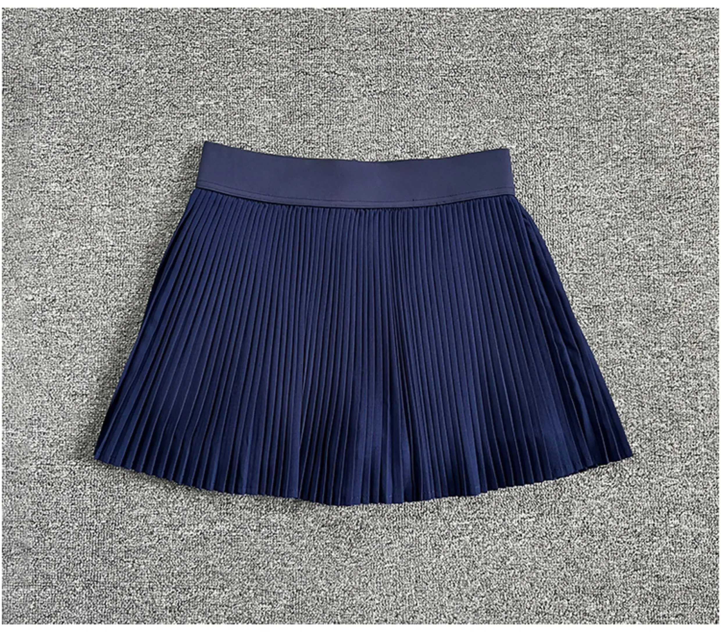 Women High Waist Pleated Tennis Skirt Built-in Shorts Anti-chafing Sports Skort Golf Fitness Running Short Skirt