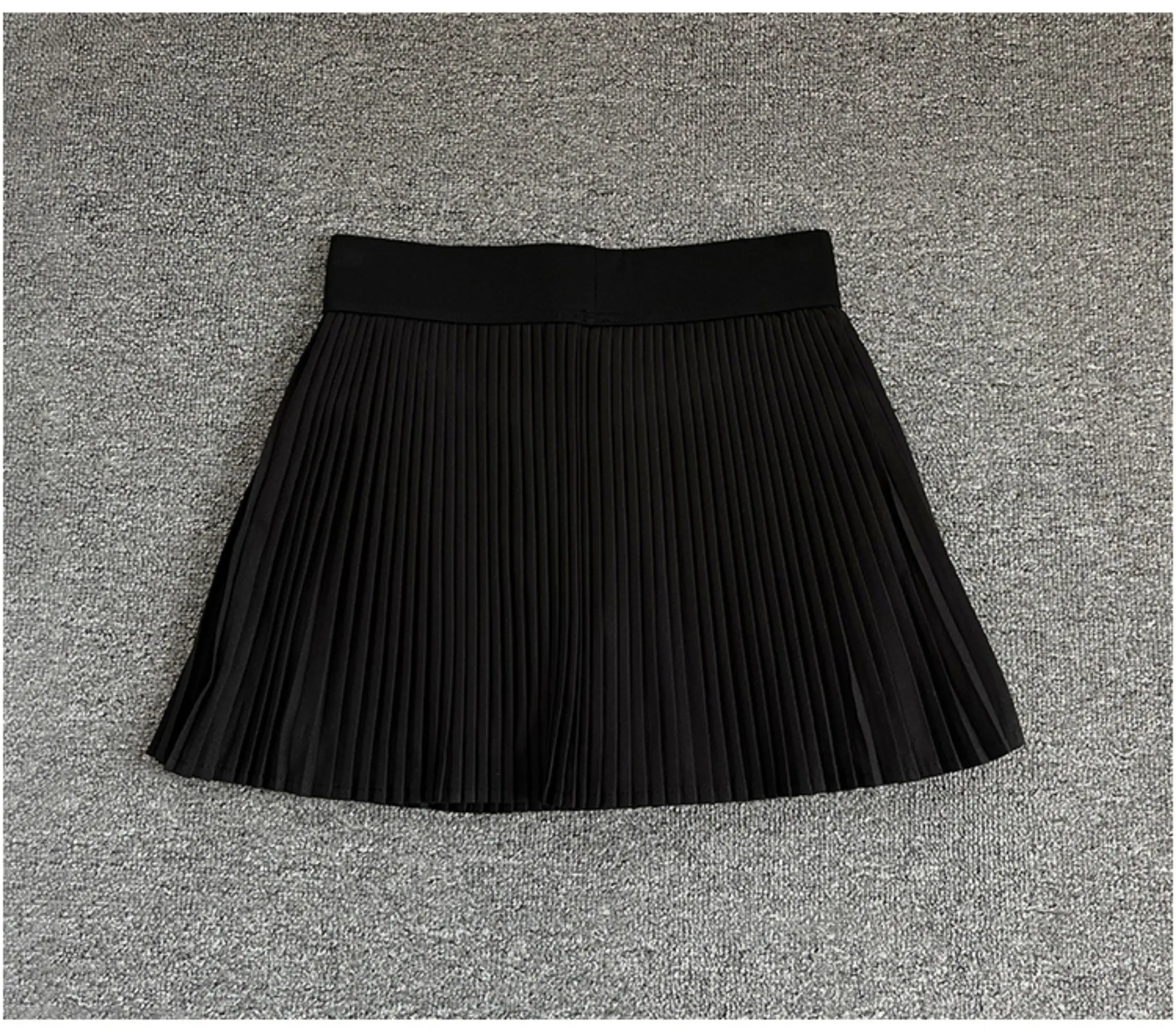 Women High Waist Pleated Tennis Skirt Built-in Shorts Anti-chafing Sports Skort Golf Fitness Running Short Skirt