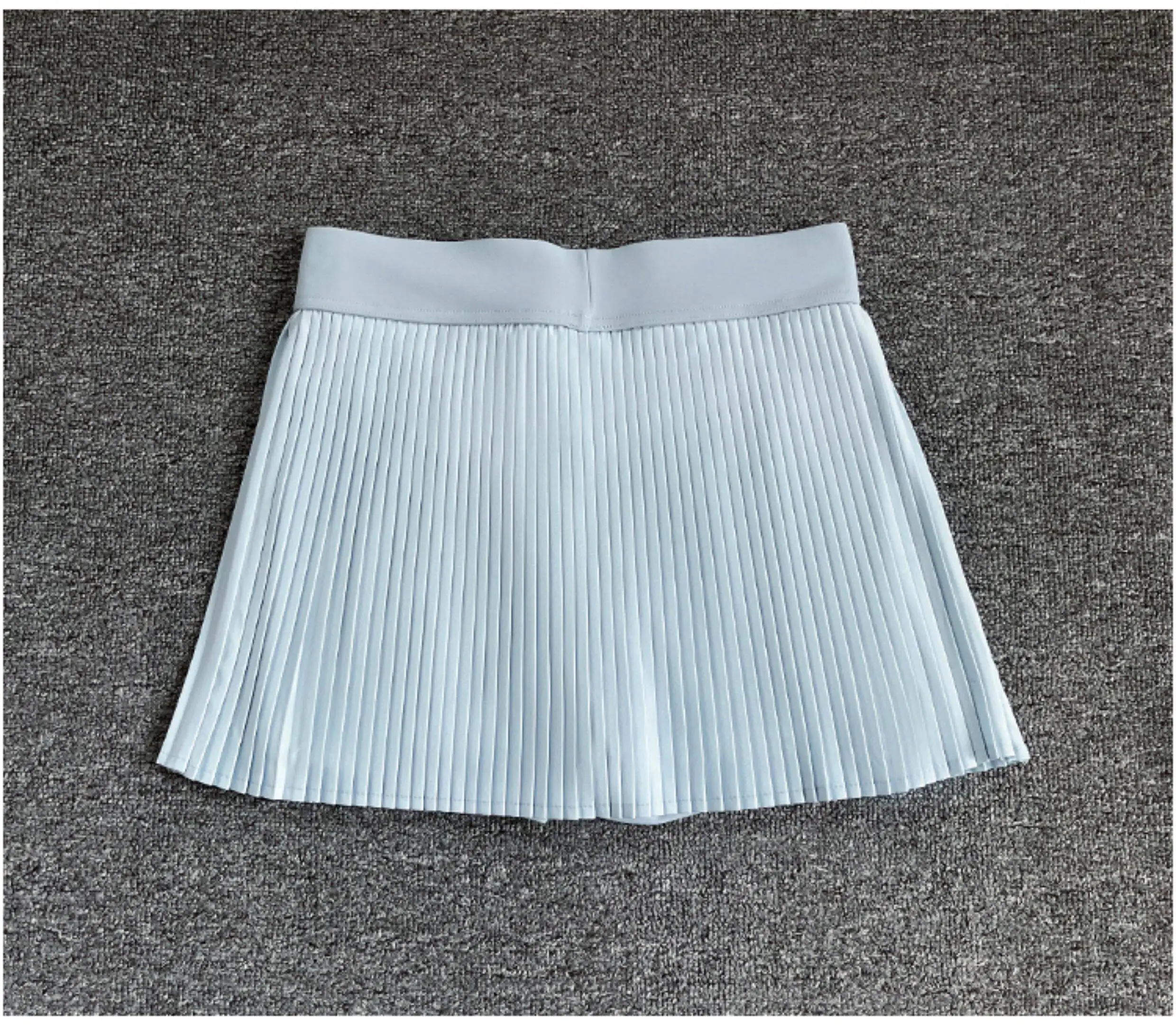 Women High Waist Pleated Tennis Skirt Built-in Shorts Anti-chafing Sports Skort Golf Fitness Running Short Skirt