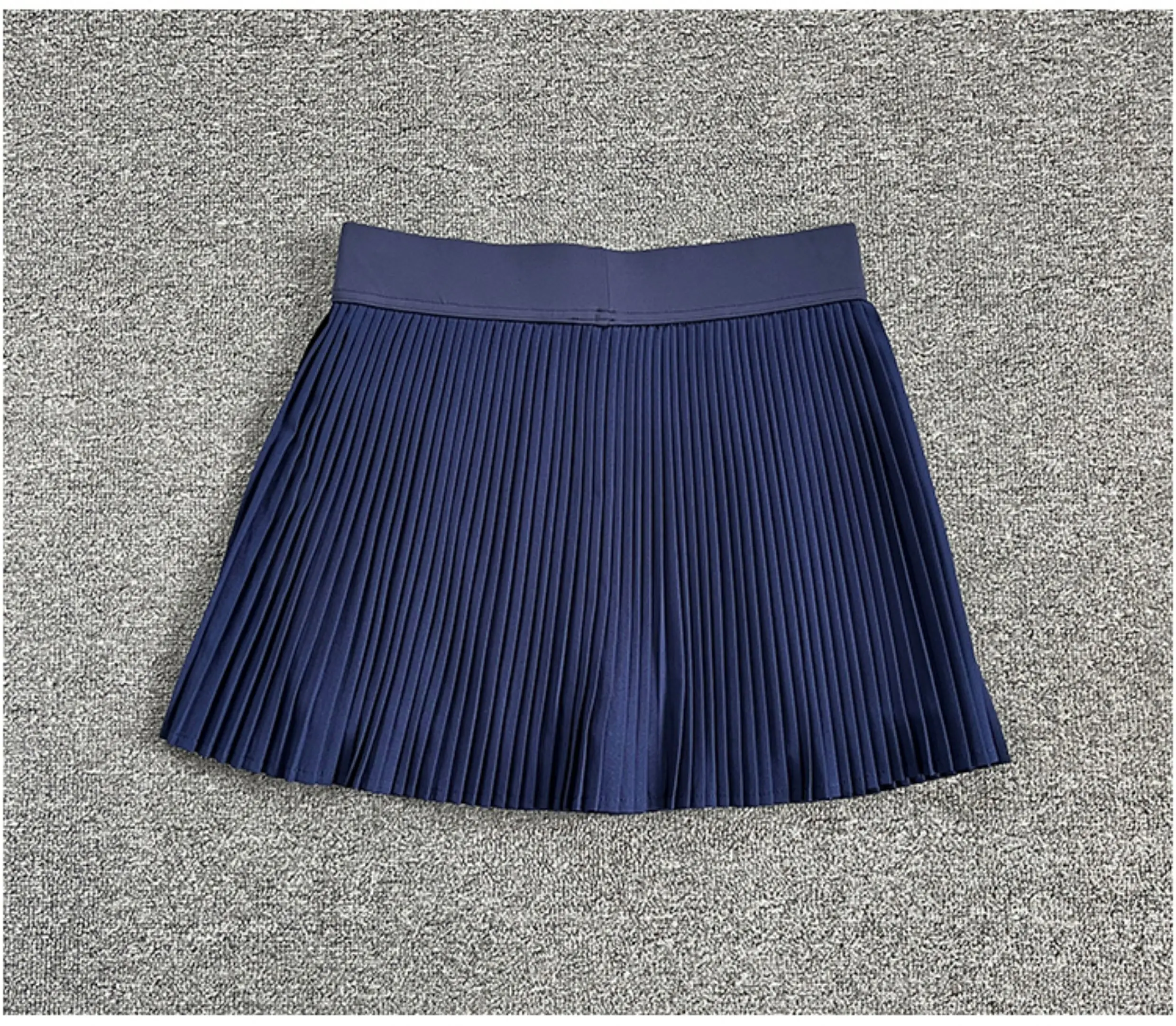 Women High Waist Pleated Tennis Skirt Built-in Shorts Anti-chafing Sports Skort Golf Fitness Running Short Skirt