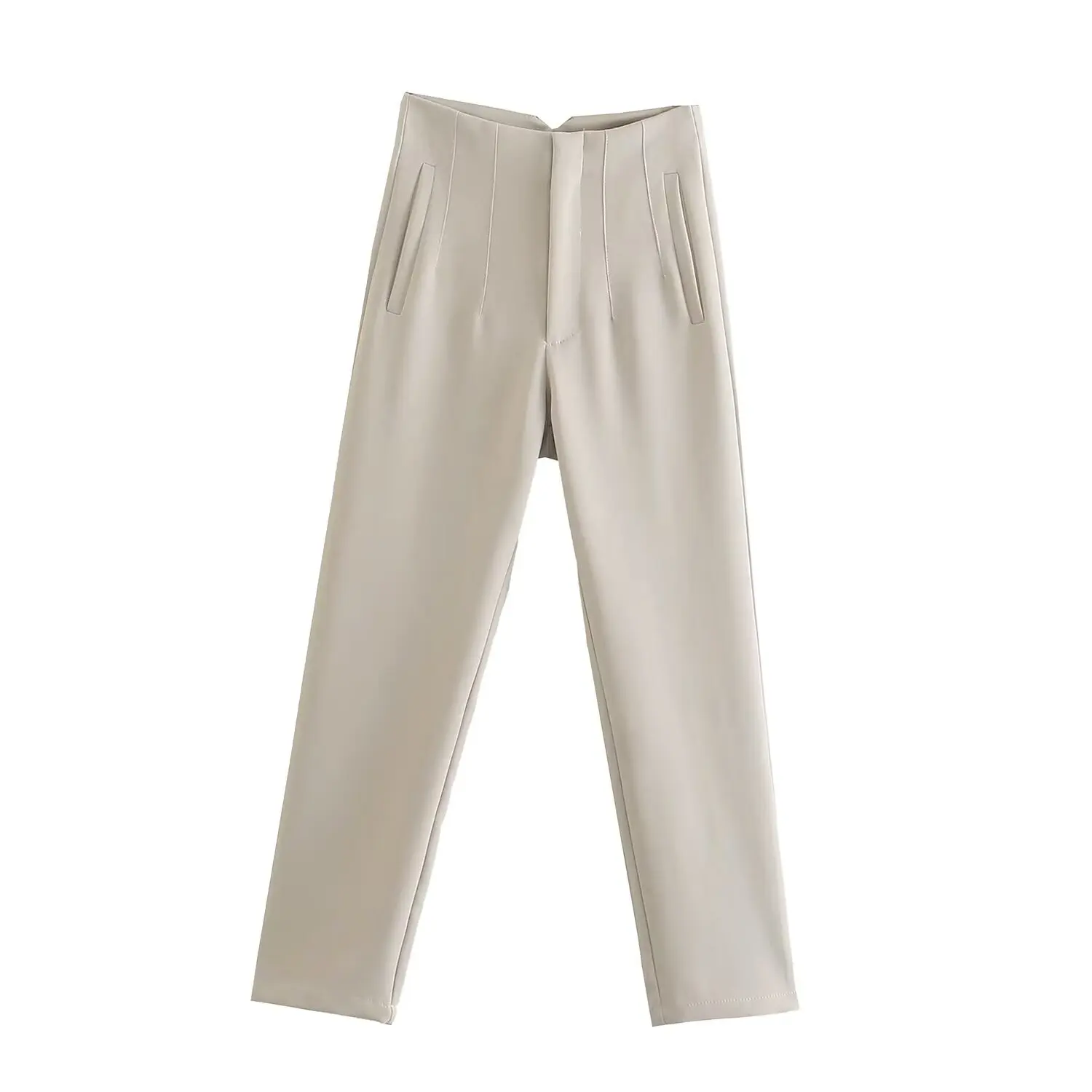 Koekop Office outfits Pencil Trousers Black Pink White Ladies Pants Fashion Office Wear High waist Pants for Women Formal Pants