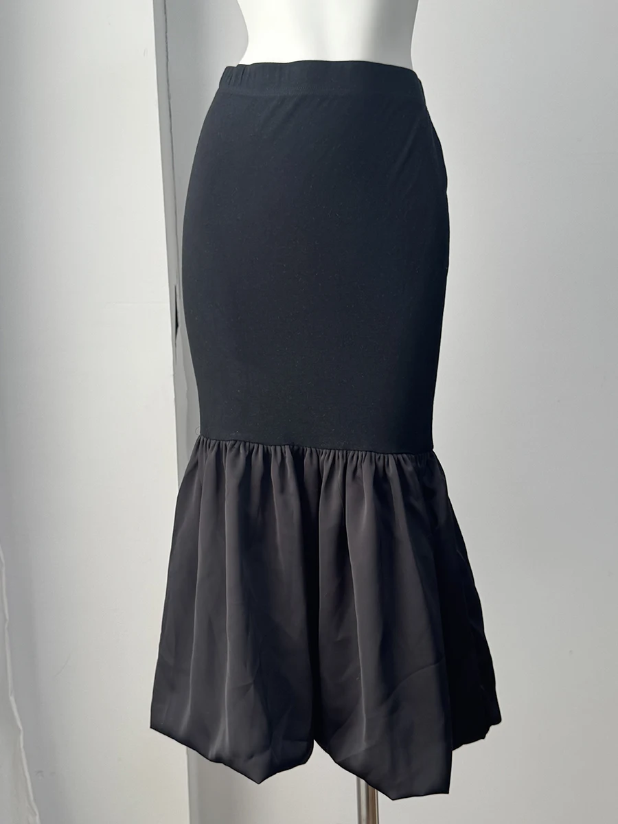 Hirisionsan A-line Spring Summer Satin Skirt Women Plaid Female Clothes 2026 New Casual High Waist Elegant Basic Midi Skirts Y2k