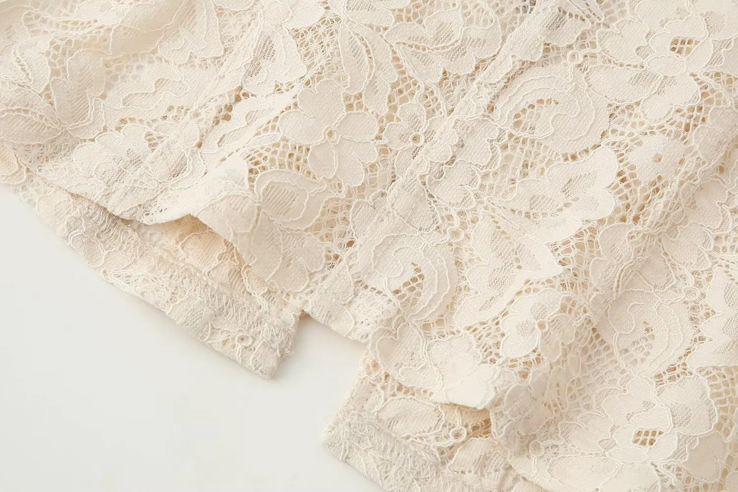 KONDALA Women Vintage Chic Lace Jacket 2026 Summer Early Fall Trendy Elegant Dating Dinner Jacket Rope Buttons Trim Slim Jacket