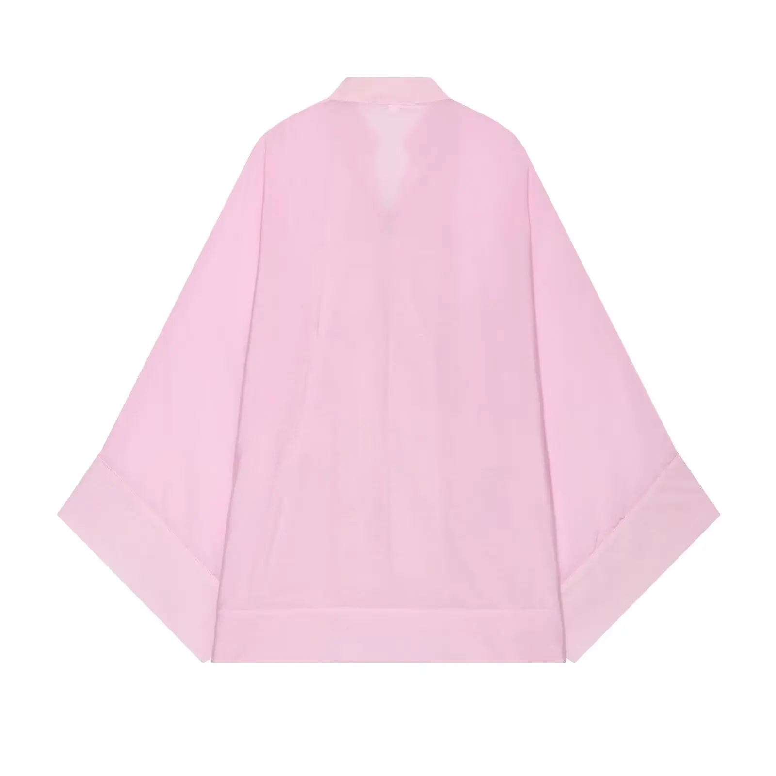 Women's Shirt 2026 Summer New Yellow Long Sleeve with Knot Button Decoration Loose Fit Beach Vacation Elegant Temperament