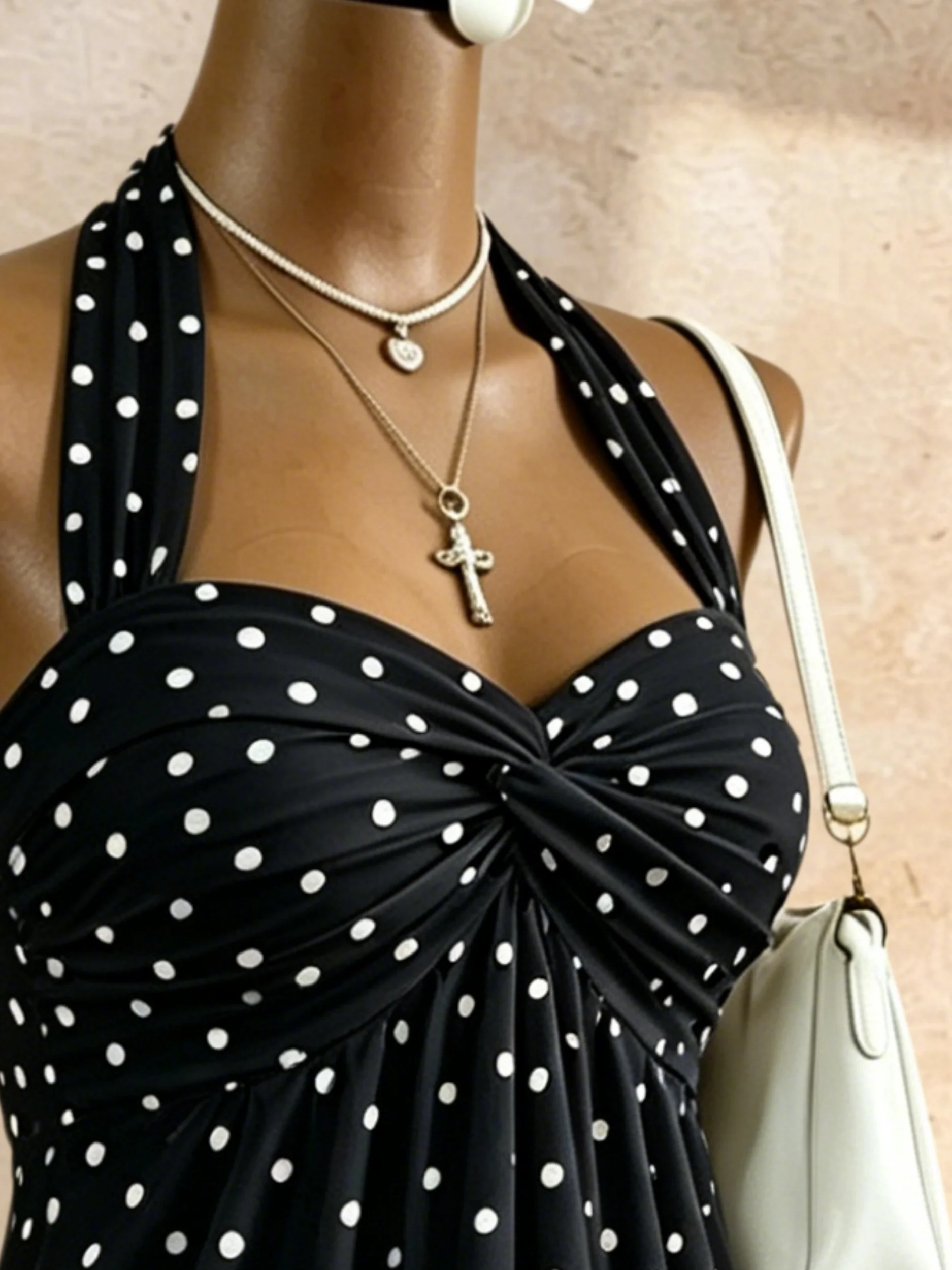 Women Halter Twist Front Sweetheart Neck Flared Peplum Camisole 2026 Summer Y2K Solid White Sleeveless Flowy Beach Vacation Tank