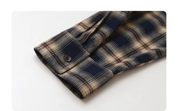 CHIC VEN Women Shirts Loose Casual New Sanding Plaid Shirt Long Sleeve Medium Long Length Blouses Female Tops Spring Autumn 2025
