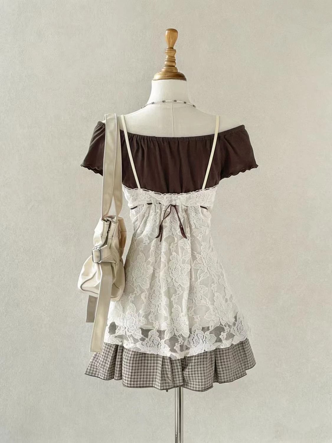 Vintage Dresses 3-Piece Set Y2k 2000s Women's Dress Slim Lace Top+Skirt Punk Sweet Sexy Hot Girl Short Skirt Elegant Summer Chic