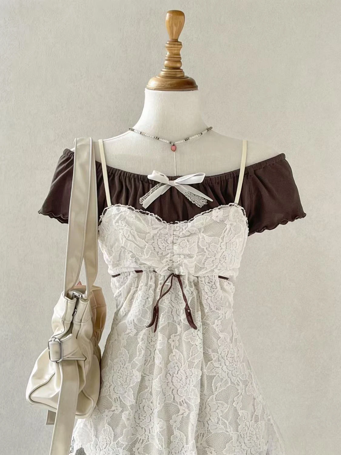 Vintage Dresses 3-Piece Set Y2k 2000s Women's Dress Slim Lace Top+Skirt Punk Sweet Sexy Hot Girl Short Skirt Elegant Summer Chic