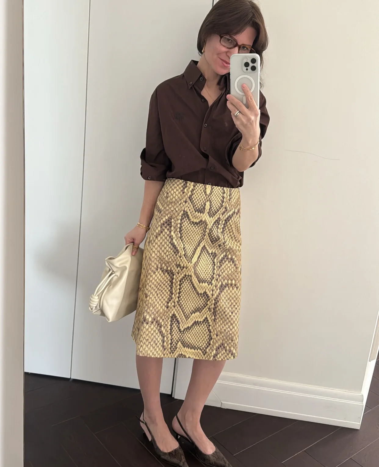 TARUXY Fashion Snake Pattern Straight Skirt For Women High Waist Slim Long Skirt Ins Hot Streetwear Female Skirt Summer New 2025
