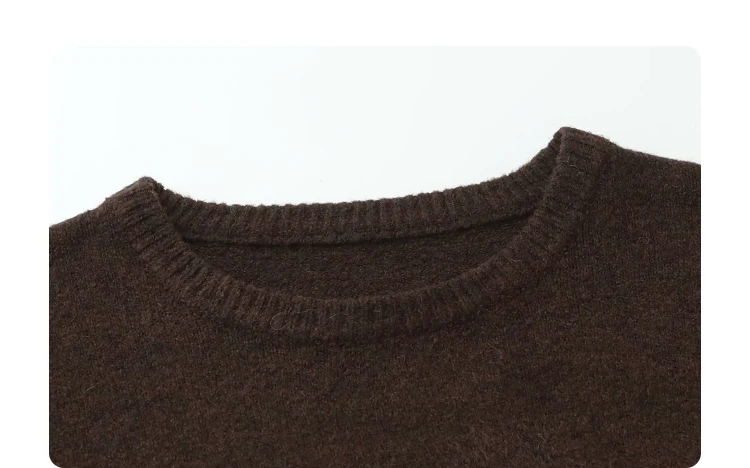 CHIC VEN New Women Sweaters Loose Casual O Neck Cartoon Cat Female Knitted Jumpers Pullovers for Girl Autumn Winter 2025