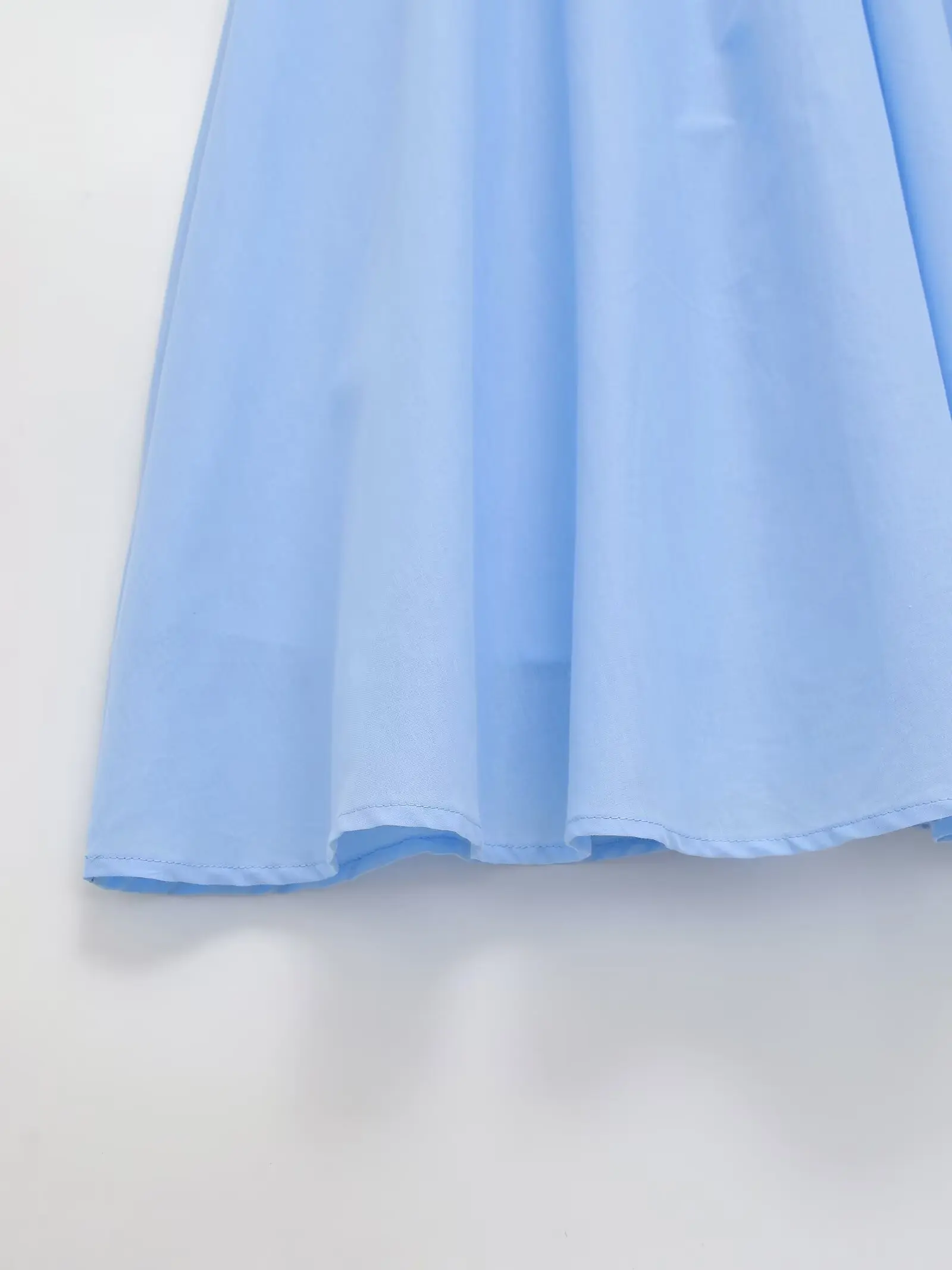 BSAY Summer Beach Vacation Midi Skirt Women Solid Color Elastic High Waist Pleated Flowy A-Line Swing Long Skirt Casual Skirts