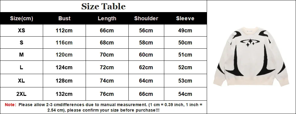 Autumn Winter Women Retro Pullover Sweater Fashion Long Sleeve Star Pattern Y2K Sweater Lady Casual Harajuku Knit Sweater Unisex