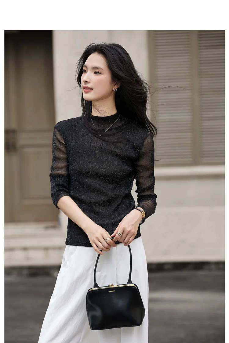 VIMLY Sweaters for Women Stand Neck Casual Knitted Ladies Sweater Autumn 2026 Long Sleeve Strecth Loose Female Pullovers A2528