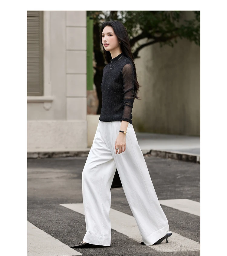 VIMLY Sweaters for Women Stand Neck Casual Knitted Ladies Sweater Autumn 2026 Long Sleeve Strecth Loose Female Pullovers A2528