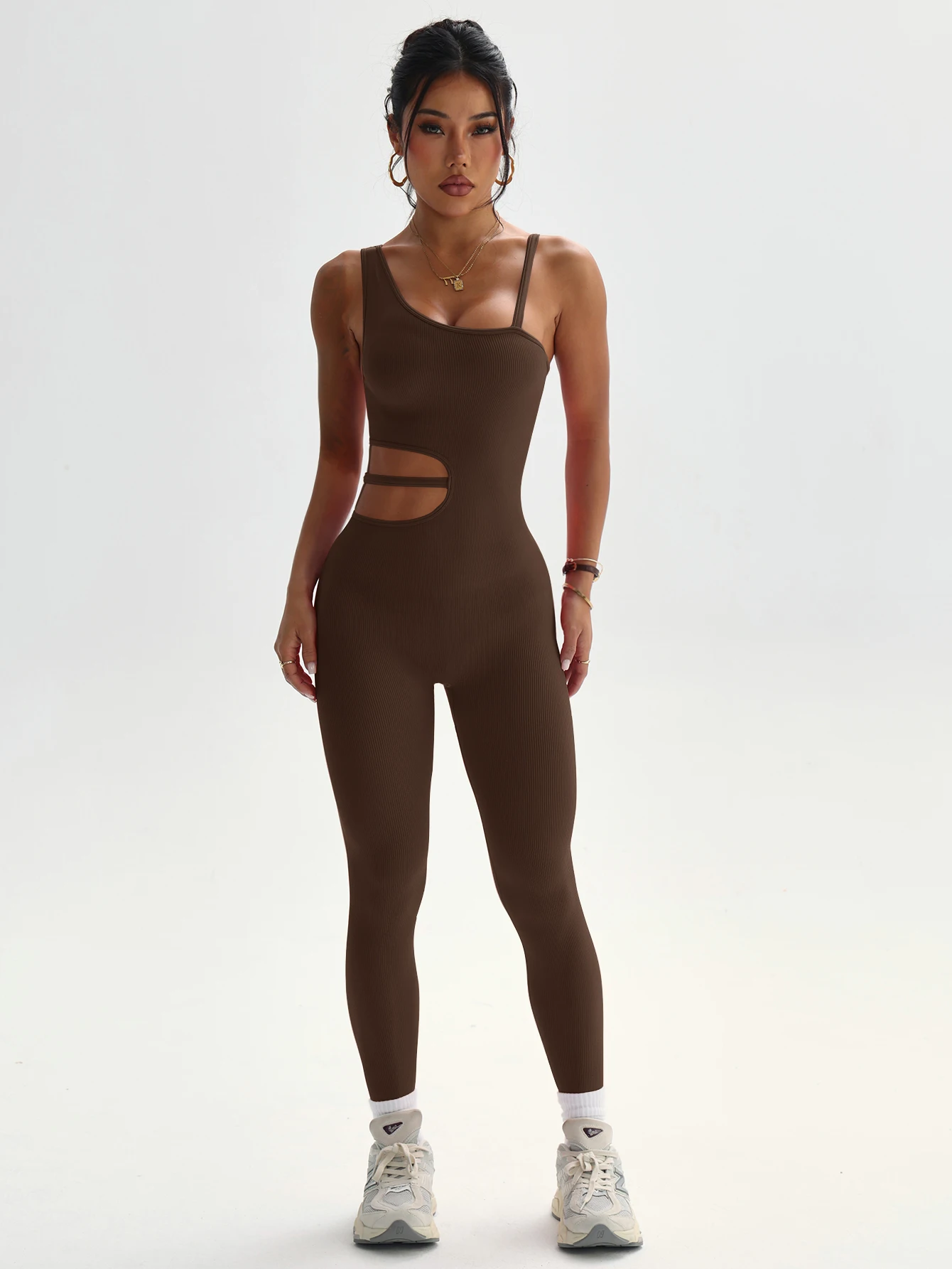 Beautiful Back Design, Sexy One-Piece Yoga Leggings, Suitable for Women's Breathable Quick-Dry Sports Bodysuits