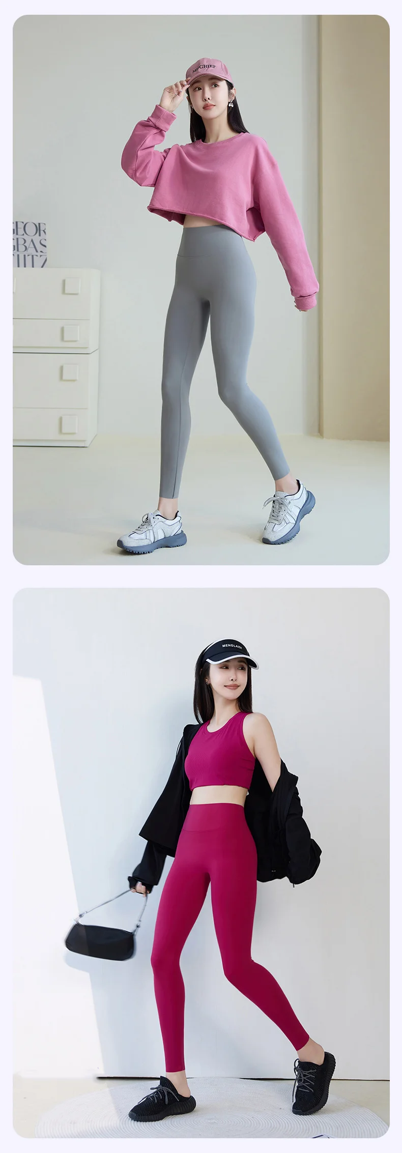 BIVIGAOS Spring Summer New Plum Red 3D Naked Feeling Sharkskin Leggings Women Slim Sexy Sport Yoga Push Up Fitness Leggings