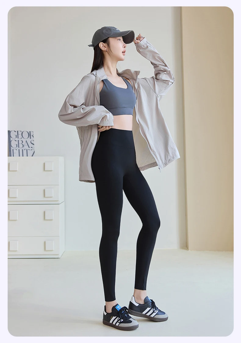 BIVIGAOS Spring Summer New Plum Red 3D Naked Feeling Sharkskin Leggings Women Slim Sexy Sport Yoga Push Up Fitness Leggings