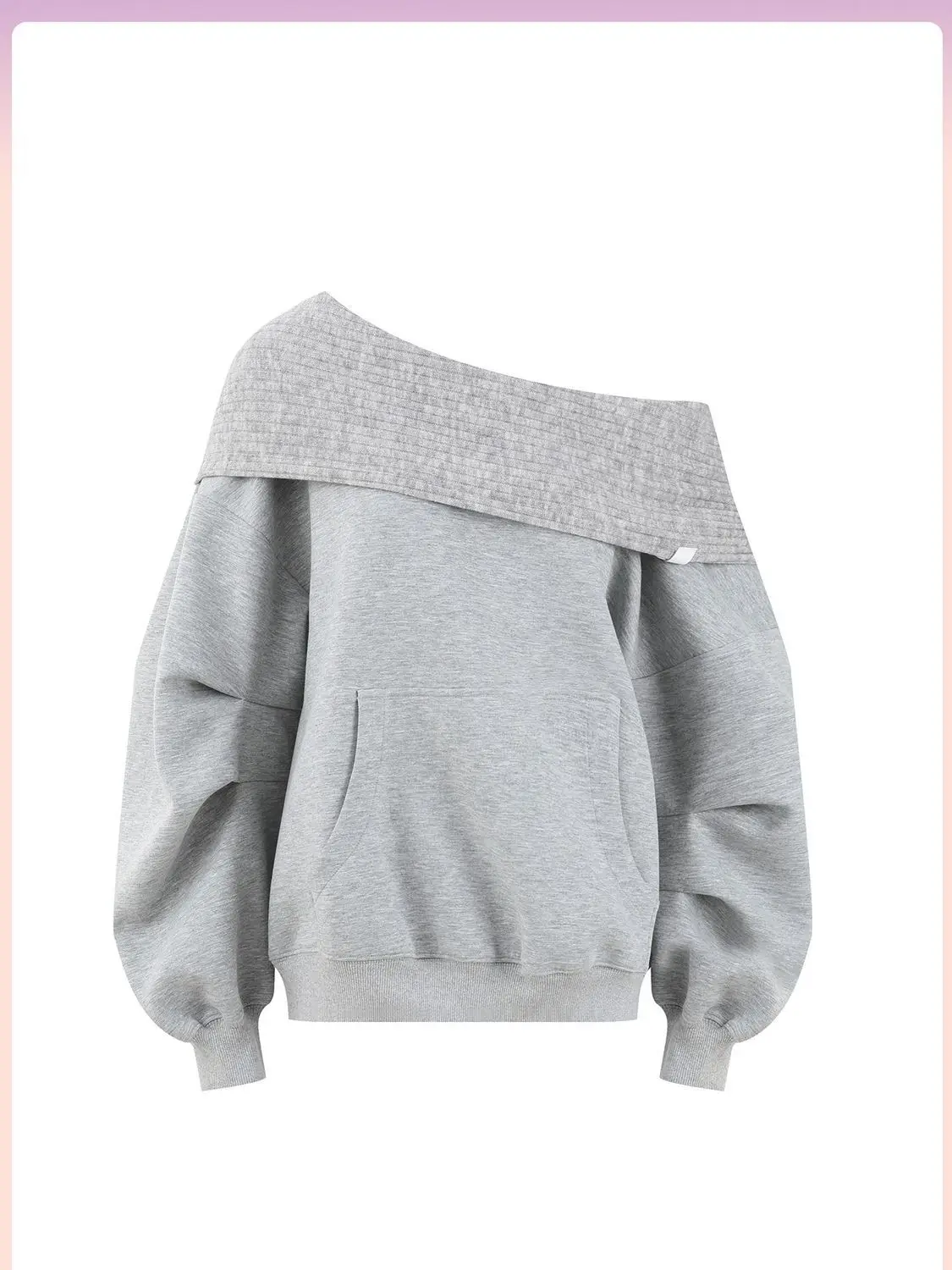 Autumn Knitwear Hooded Casual Oversize Pullovers Women Dual-wear Designer Fashion Off Shoulder Sweater Spring Loose Outwear