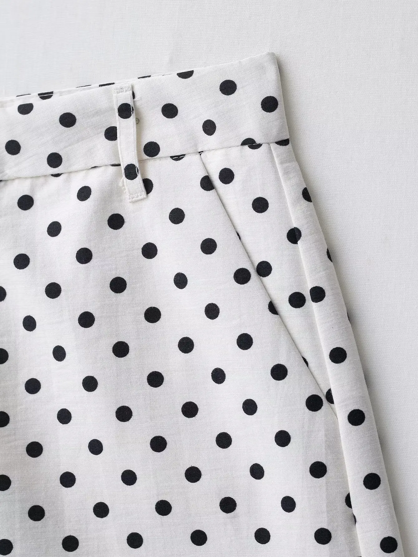 HH Woman Autumn Long Sleeves Turtleneck Zipper With Pockets Drawstring Casual Coats Women Fashion Polka Dot Printed Jacket