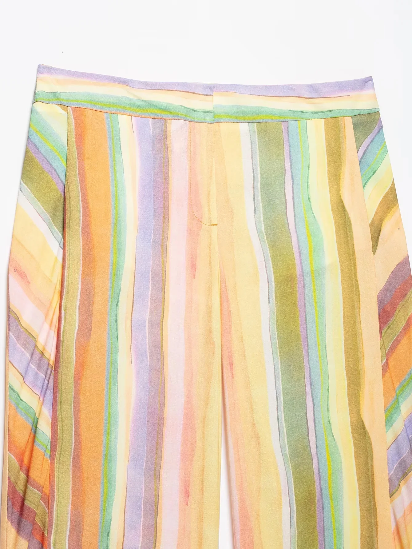 KONDALA Sweet Casual Women Pants Suit Stripe Sleeveless Backless Halter Top Long Zipper Pants Fashion 2026 Summer Fall Boho Suit