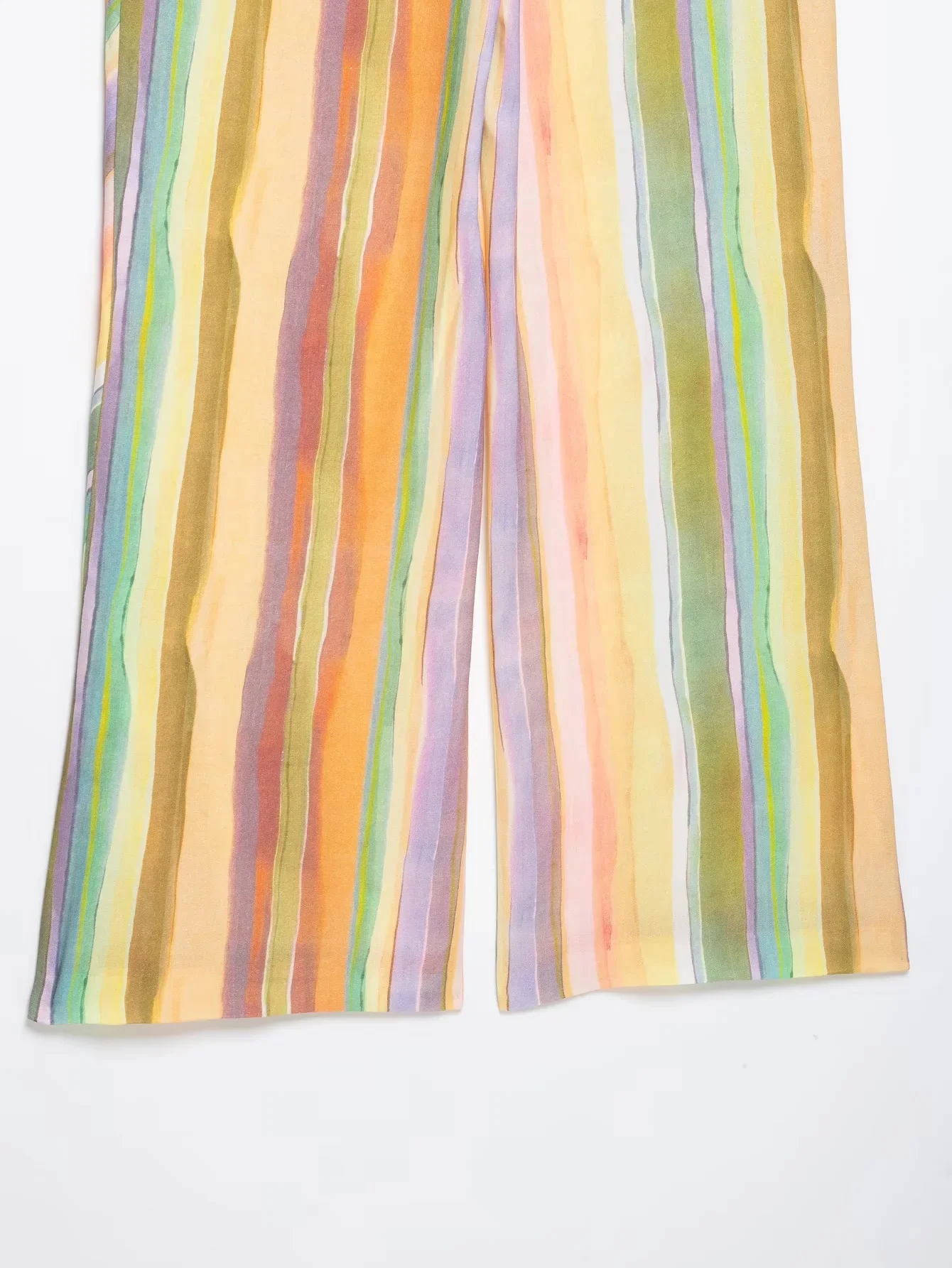 KONDALA Sweet Casual Women Pants Suit Stripe Sleeveless Backless Halter Top Long Zipper Pants Fashion 2026 Summer Fall Boho Suit