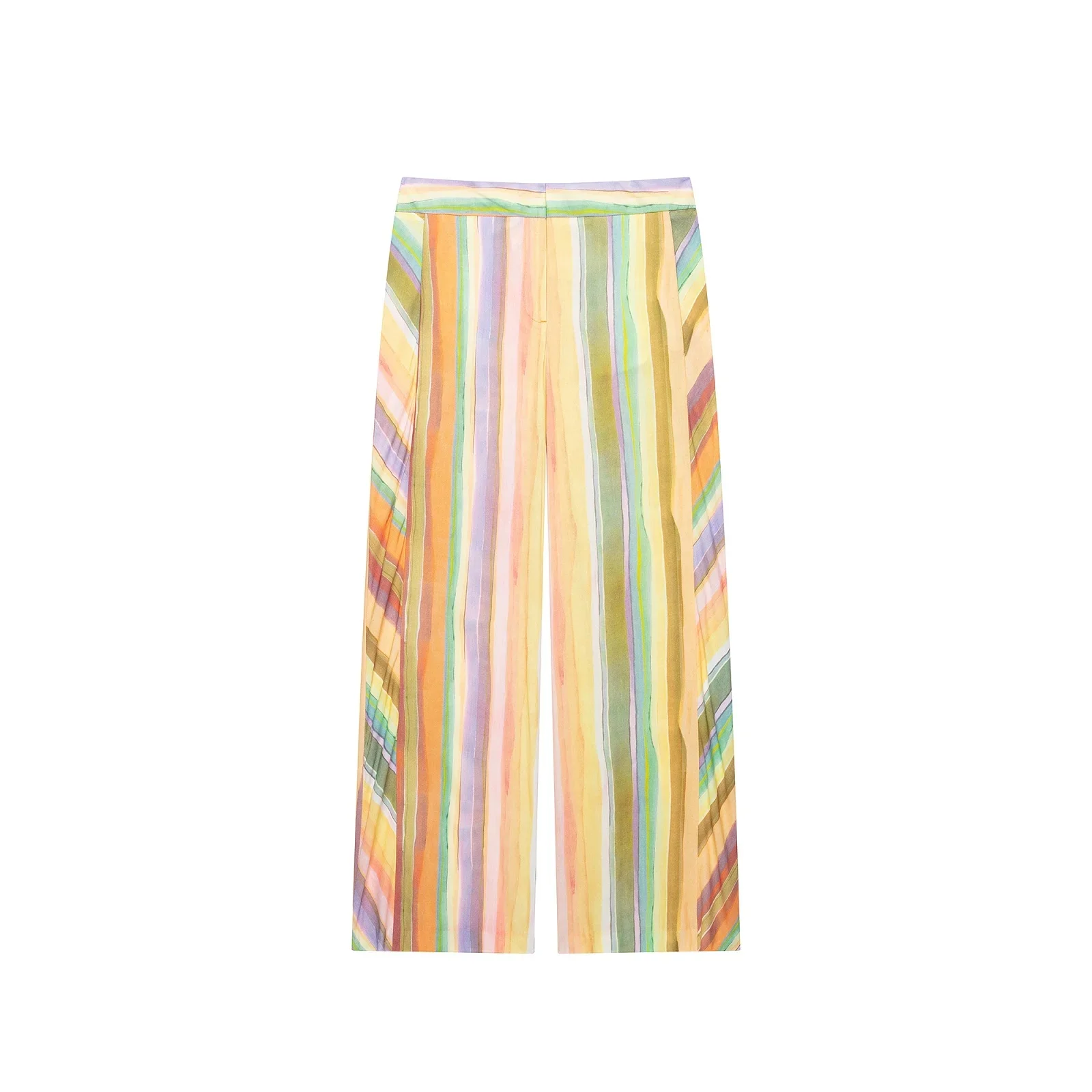 KONDALA Sweet Casual Women Pants Suit Stripe Sleeveless Backless Halter Top Long Zipper Pants Fashion 2026 Summer Fall Boho Suit