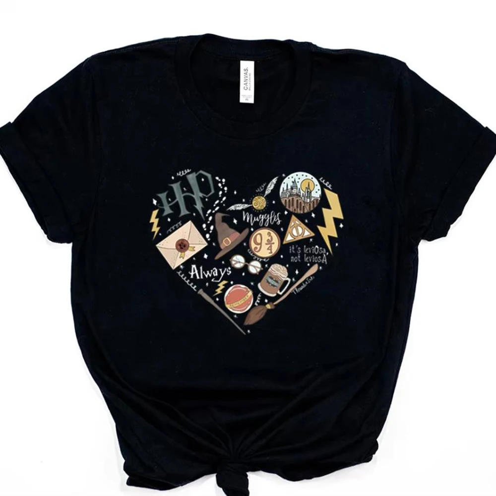 HP Magic Movie Inspired Shirt Wizard School Home Castle T-Shirt 9 3/4 Always Wizarding World Tees Matching Universal Trip Tshirt