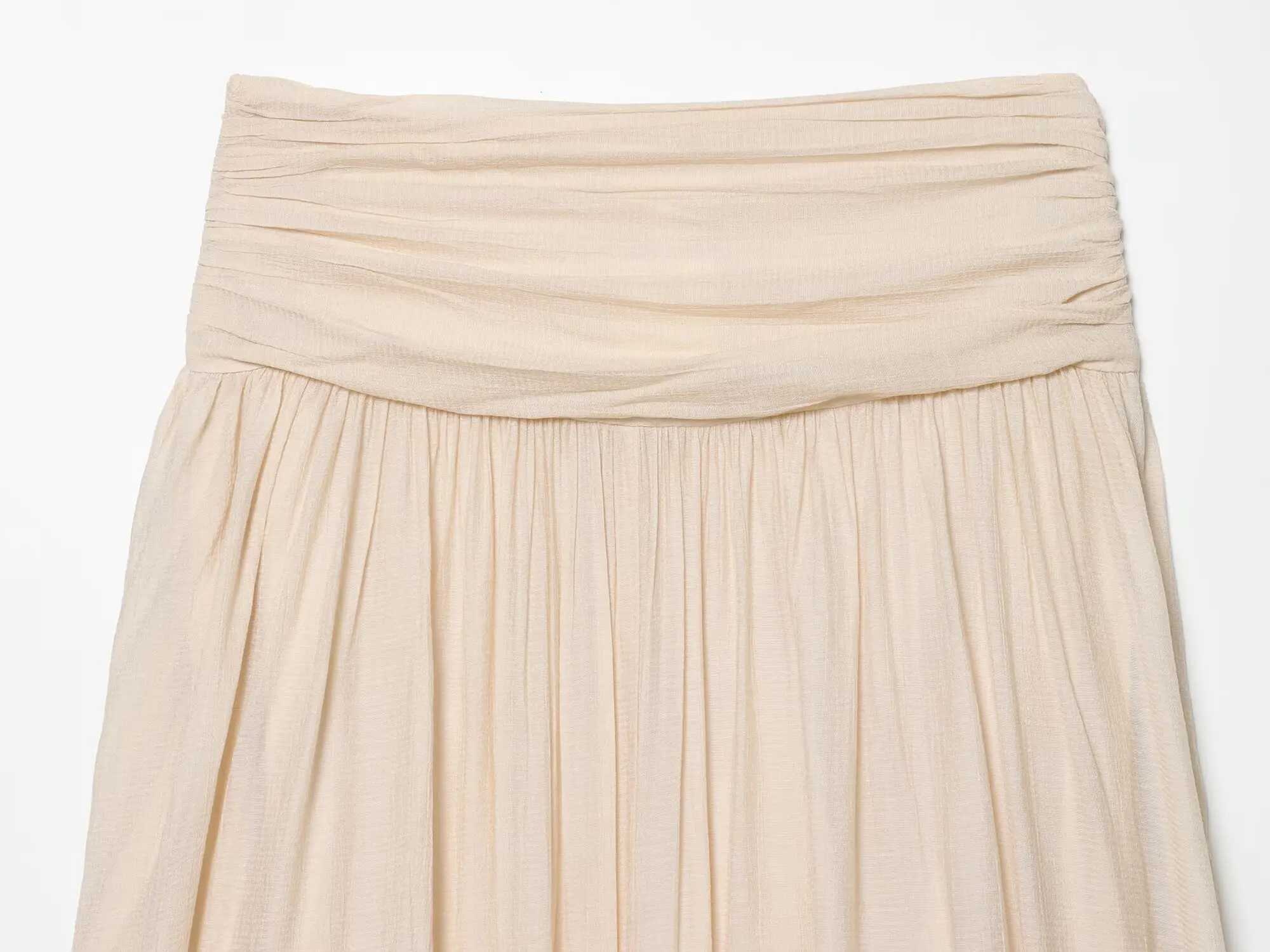 HipSeam Women's Pleated Skirts Sets New 2026 Spring Summer 2 Piece Simple Lace Long Sleeve Top + Midi Waist Skirts Female Outfit