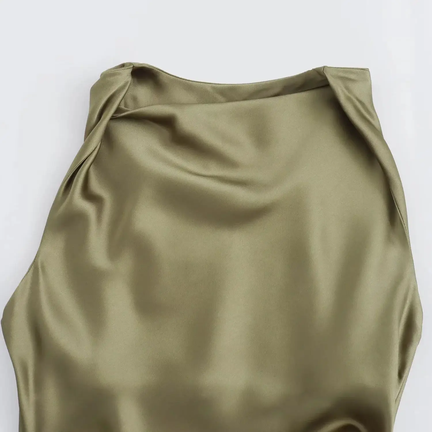 Satin Long Dresses for Women 2026 Summer Slip Midi Dress Woman Sexy Evening Party Dress Sleeveless Female Elegant Dresses