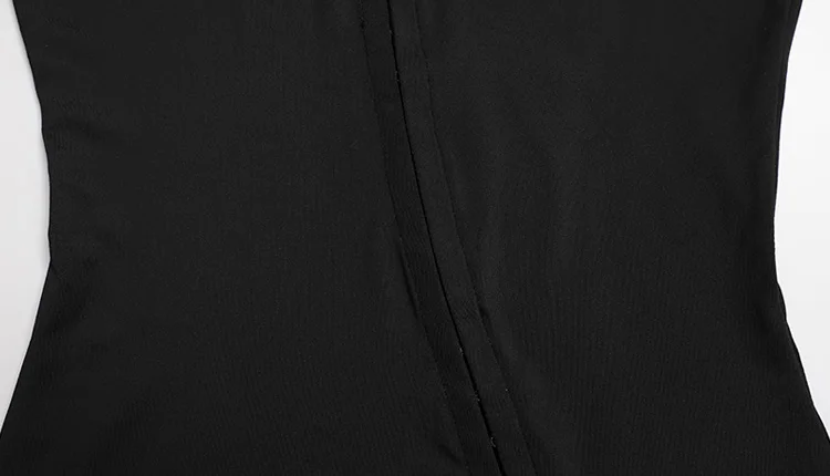 CNYISHE Short Sleeve O Neck Women Dresses Split Metal Buckle Solid Sheath Sexy Club Fashion Evening Party Outfits Female Bodycon